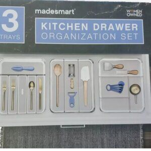 Madesmart Kitchen Drawer Organizer Set: 3-Piece